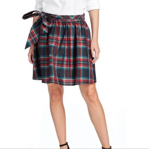 Vineyard Vines Jolly Plaid Taffeta Skirt Size 10